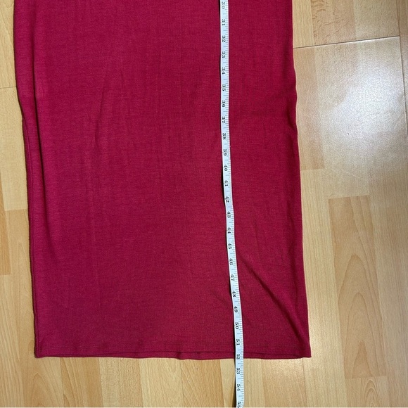 NWT Summersalt Poplin Ribbed Tie Shoulder Maxi Dress Medium Soft - Picture 10 of 10